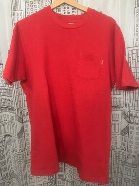 Essential Supreme pocket t shirt size large